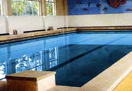 Плавательный бассейн в доме отдыха Питиyc
