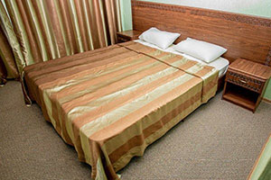 Кровать в номере